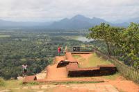Auf dem oberen Plateau der Felsenfestung Sigiriya